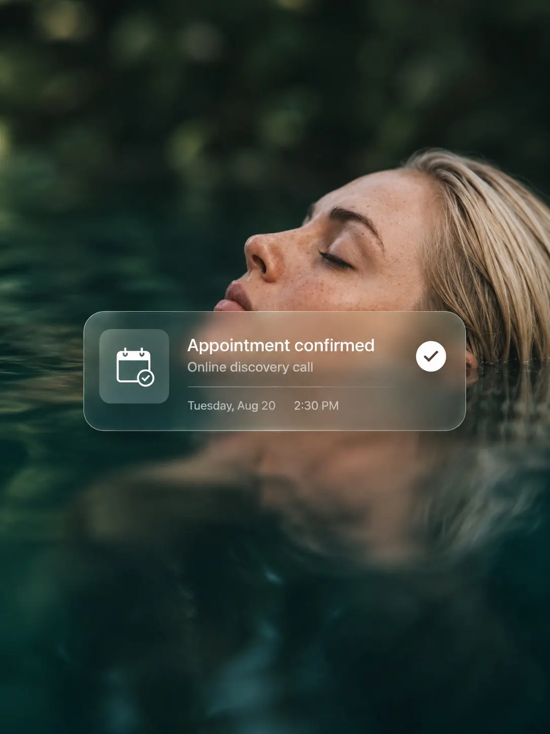 Appointment confirmed for an online discovery call